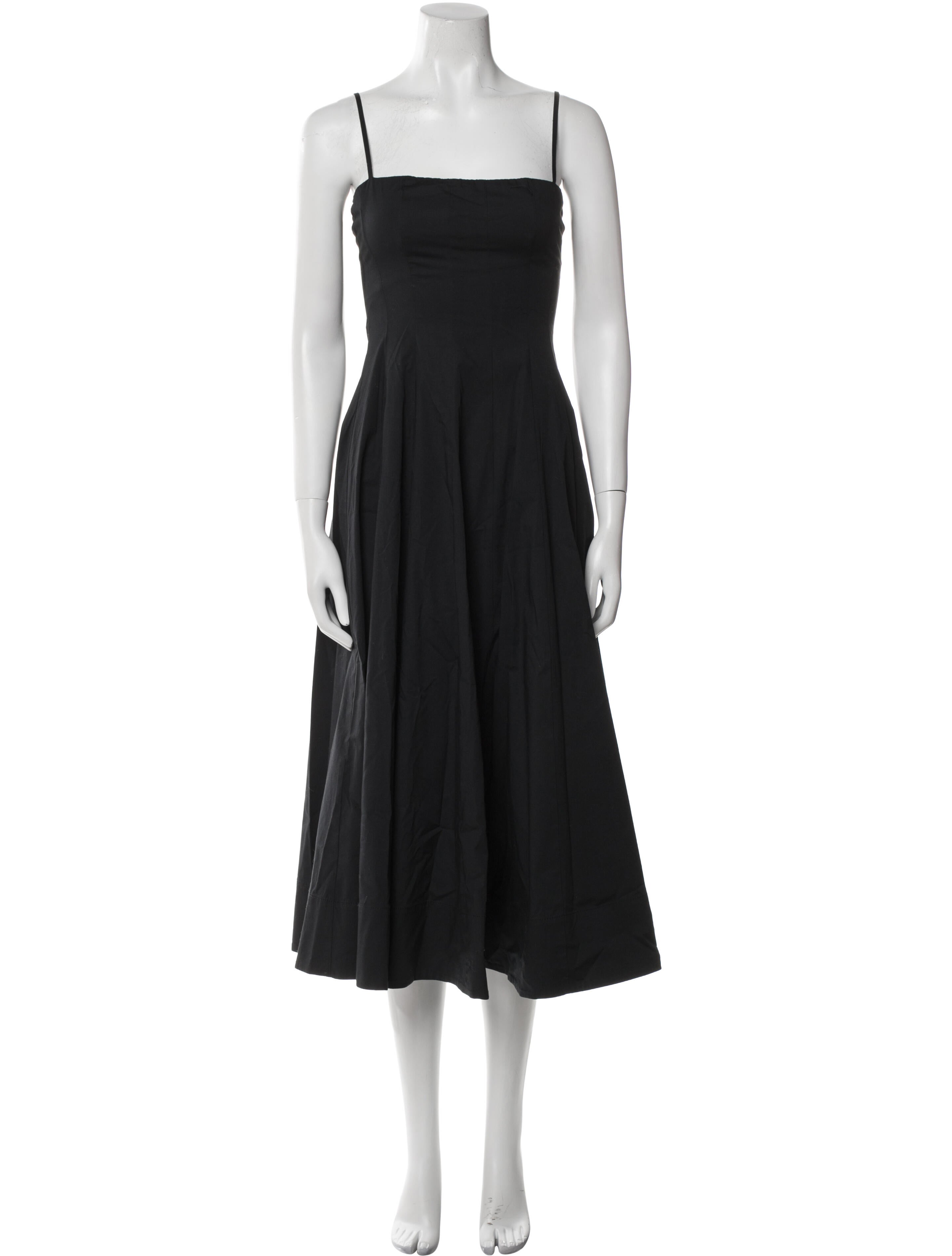 Staud Square Neckline Long Dress