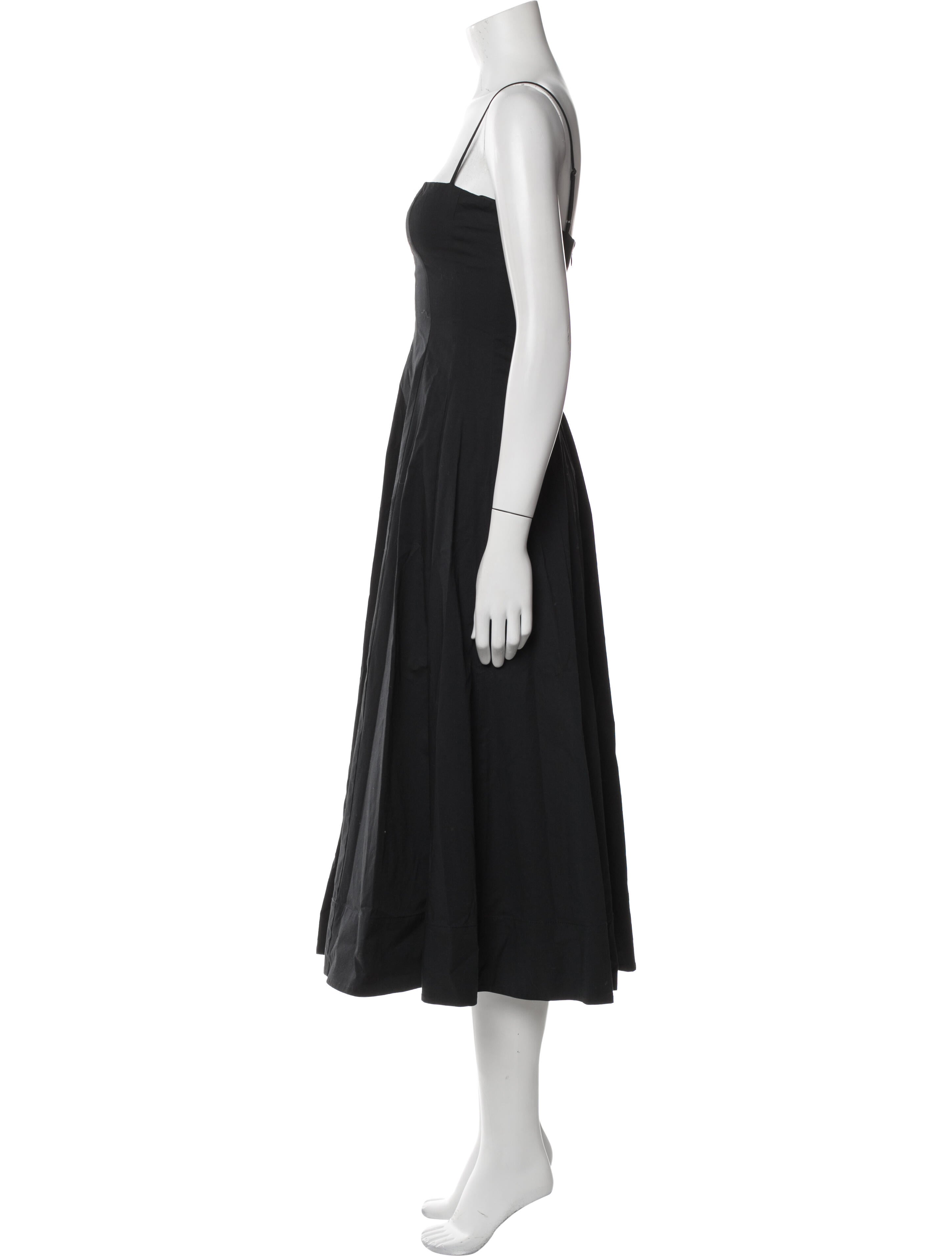 Staud Square Neckline Long Dress