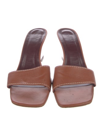 Staud Leather Slides
