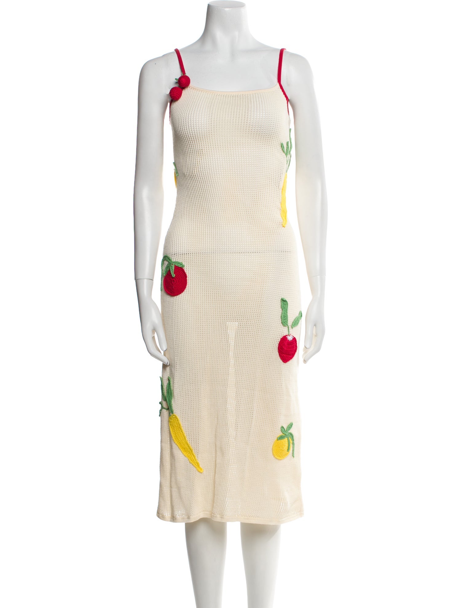 Staud Printed Midi Length Dress w/ Tags