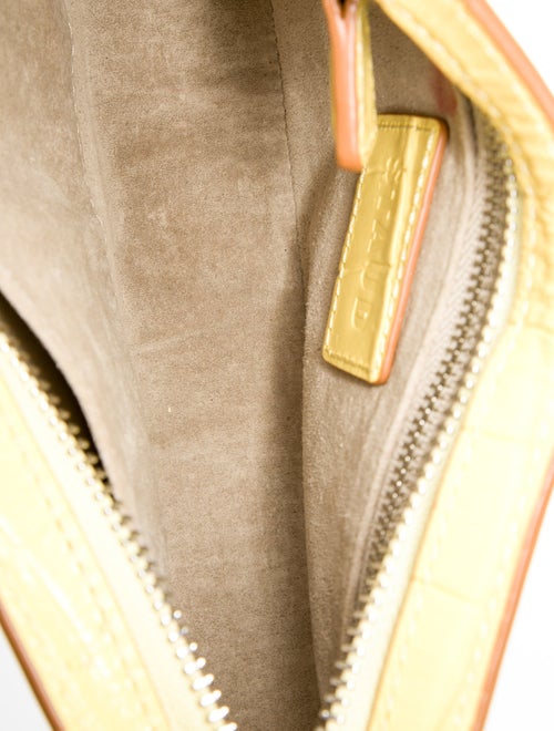 Staud Embossed Leather Shoulder Bag