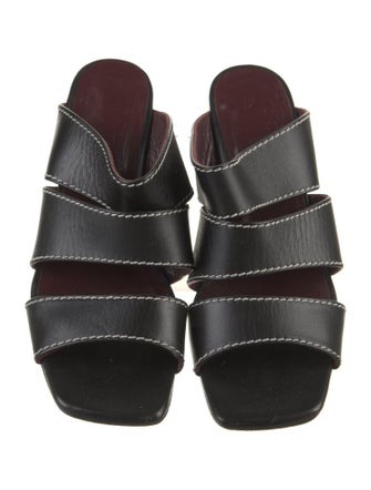 Staud Leather Slides
