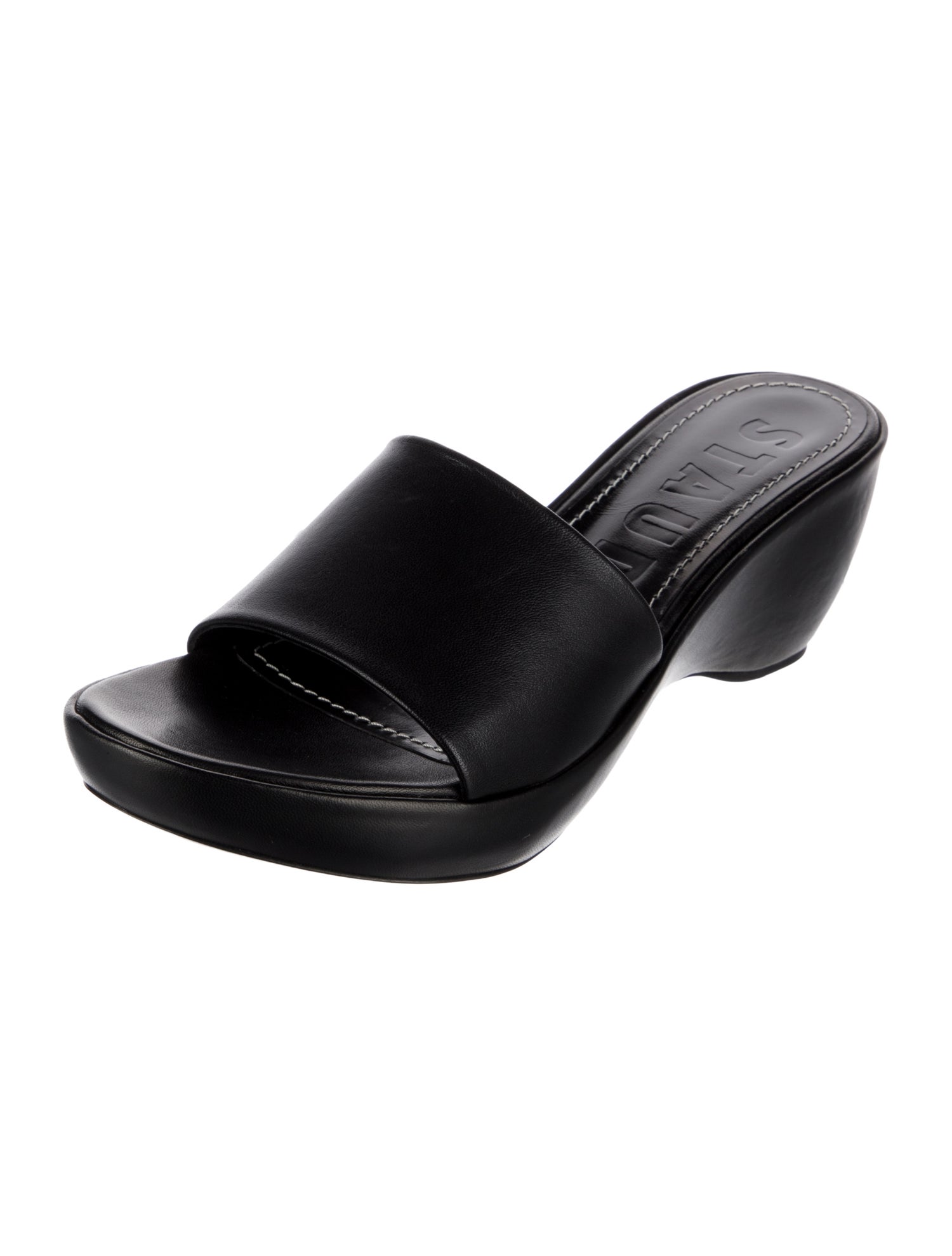 Staud Leather Slides