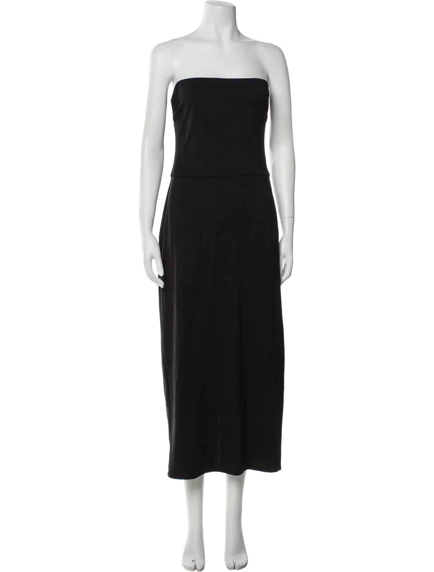Staud Strapless Midi Length Dress