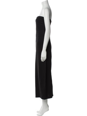 Staud Strapless Midi Length Dress