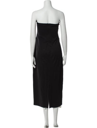 Staud Strapless Midi Length Dress