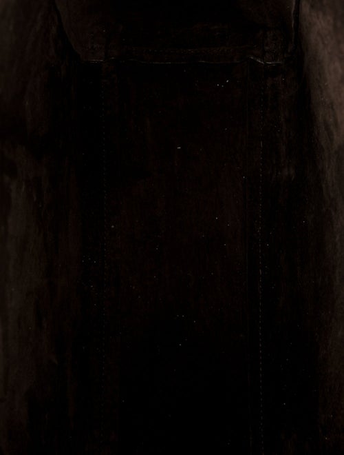 Staud Embossed Leather Top Handle Bag