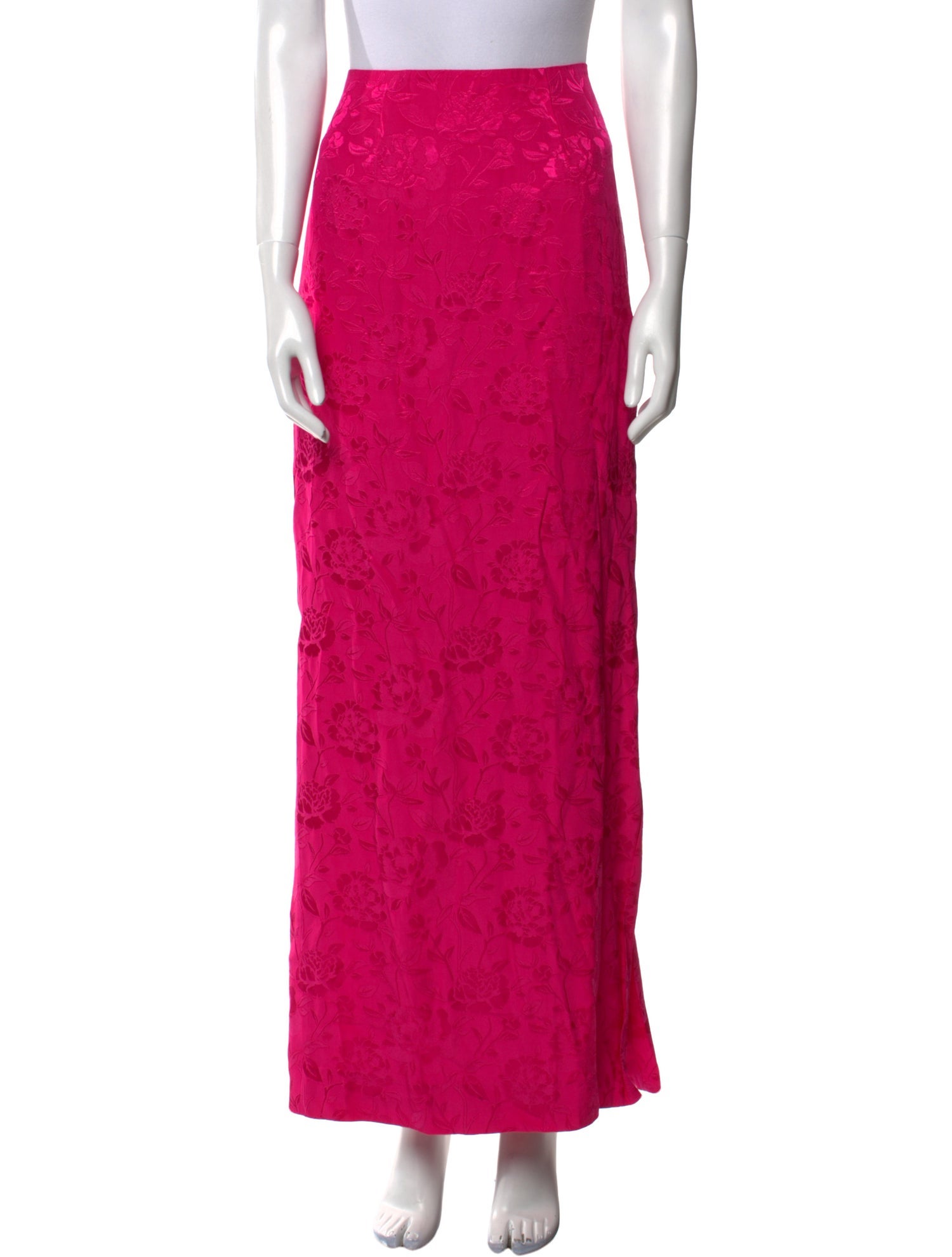 Staud Floral Print Long Skirt