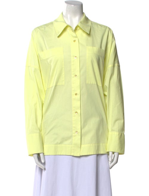 Staud Long Sleeve Button-Up Top