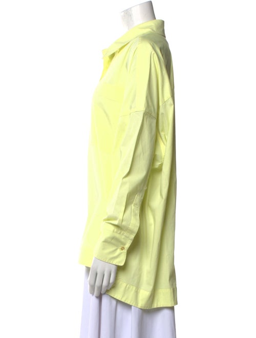 Staud Long Sleeve Button-Up Top