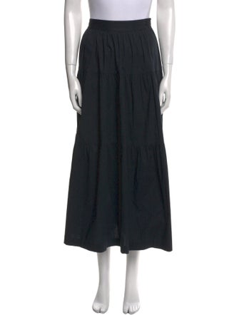 Staud Ruffle Embellishment Midi Length Skirt