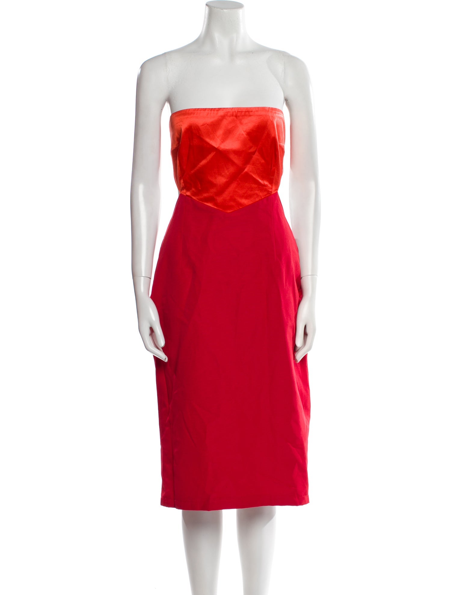 Staud Strapless Mini Dress