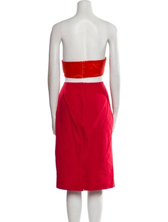 Staud Strapless Mini Dress