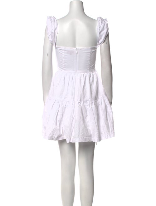 Staud Square Neckline Mini Dress