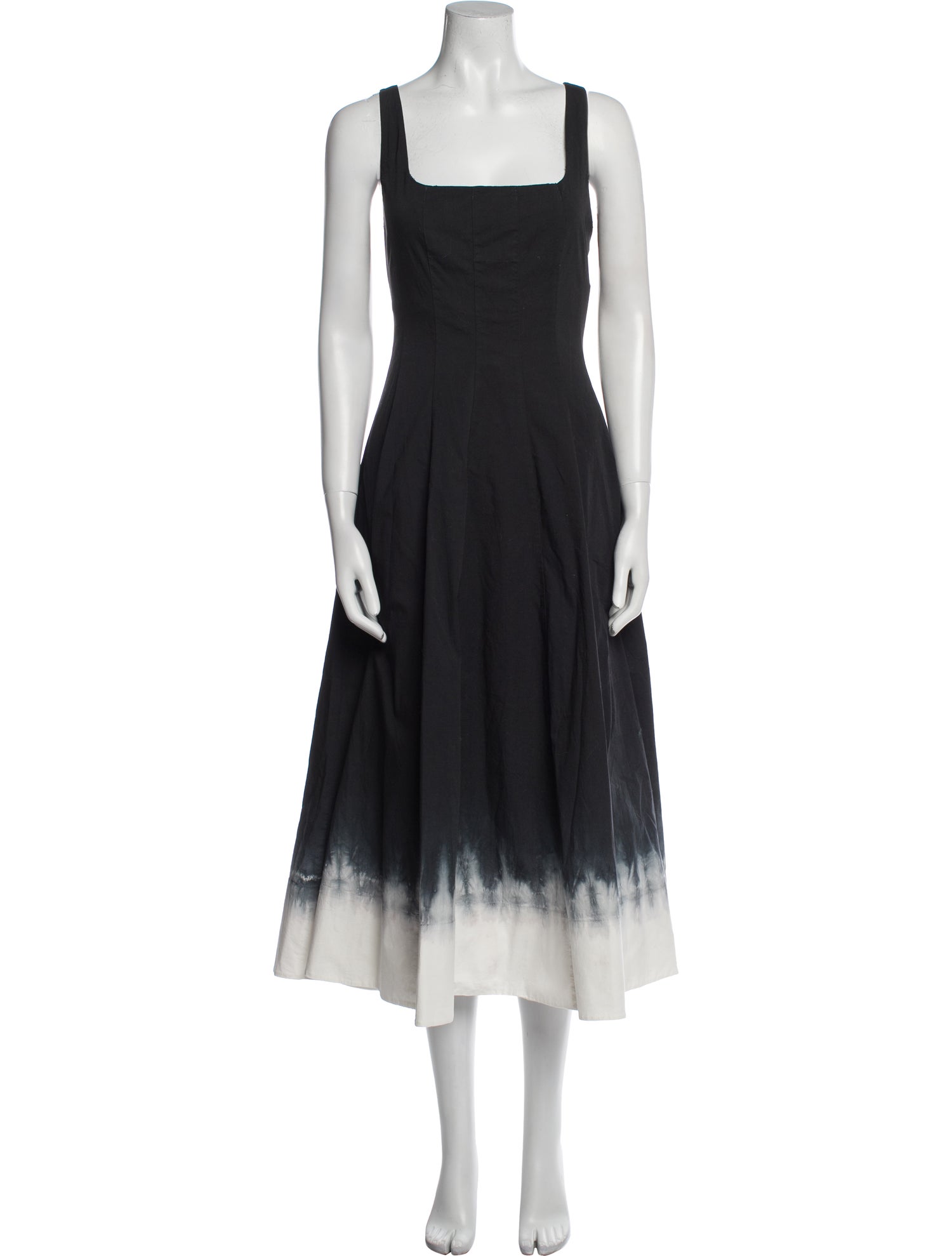 Staud Square Neckline Long Dress