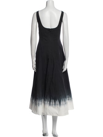 Staud Square Neckline Long Dress