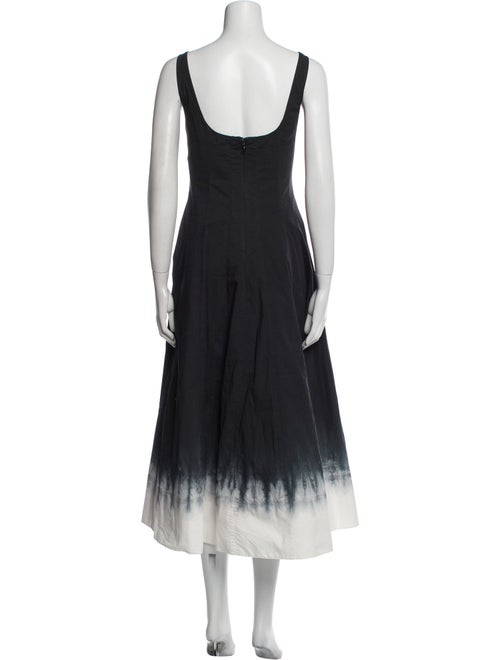 Staud Square Neckline Long Dress