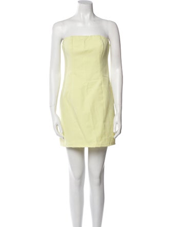 Staud Strapless Mini Dress
