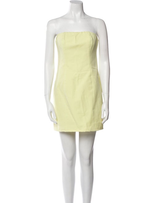 Staud Strapless Mini Dress