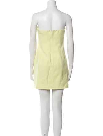 Staud Strapless Mini Dress