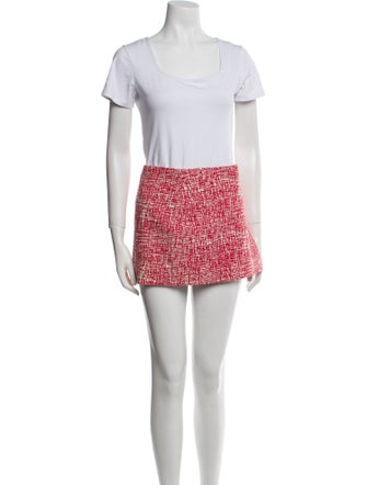 Staud Printed Skirt Suit