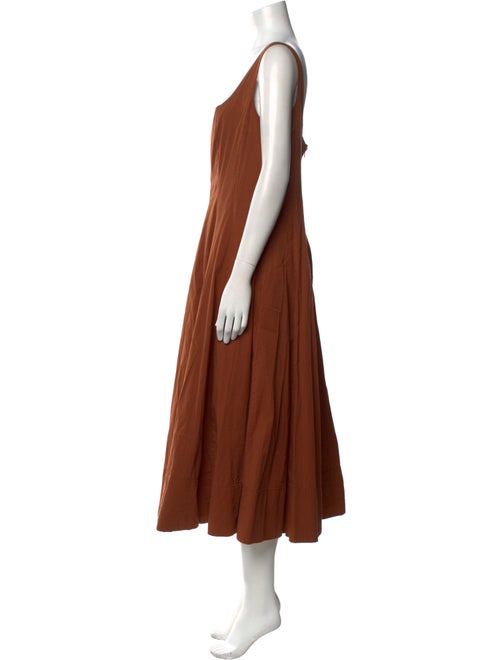 Staud Square Neckline Long Dress
