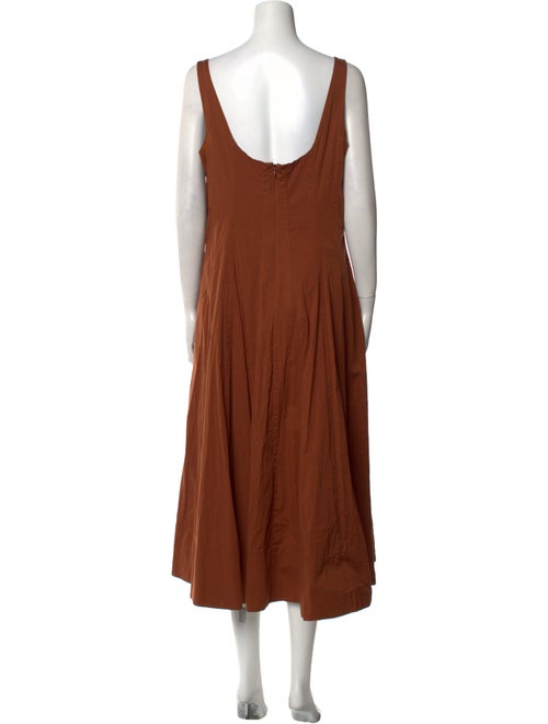 Staud Square Neckline Long Dress