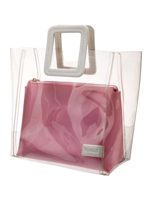 Staud PVC Top Handle Bag