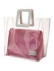 Staud PVC Top Handle Bag