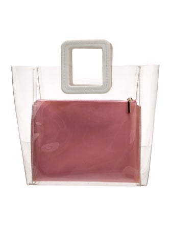 Staud PVC Top Handle Bag