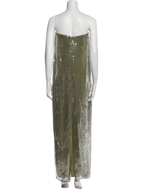 Staud Strapless Midi Length Dress