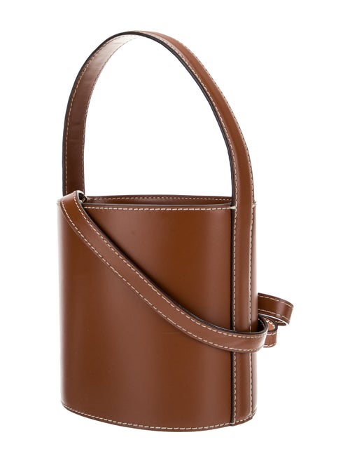 Staud Leather Top Handle Bag