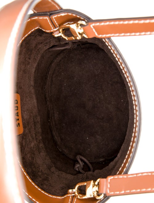 Staud Leather Top Handle Bag