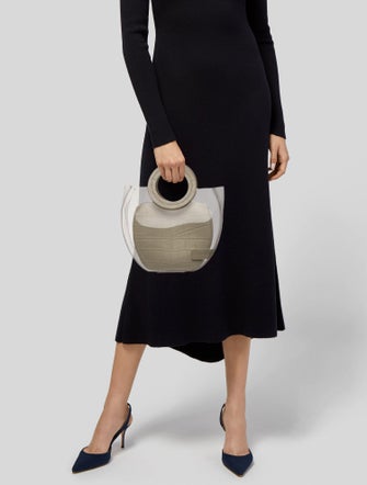 Staud PVC Top Handle Bag