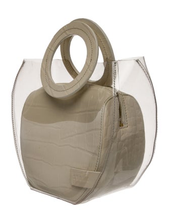 Staud PVC Top Handle Bag