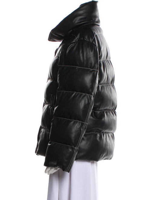 Staud Faux Leather Faux Fur Jacket