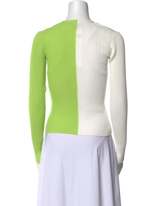 Staud V-Neck Long Sleeve Top