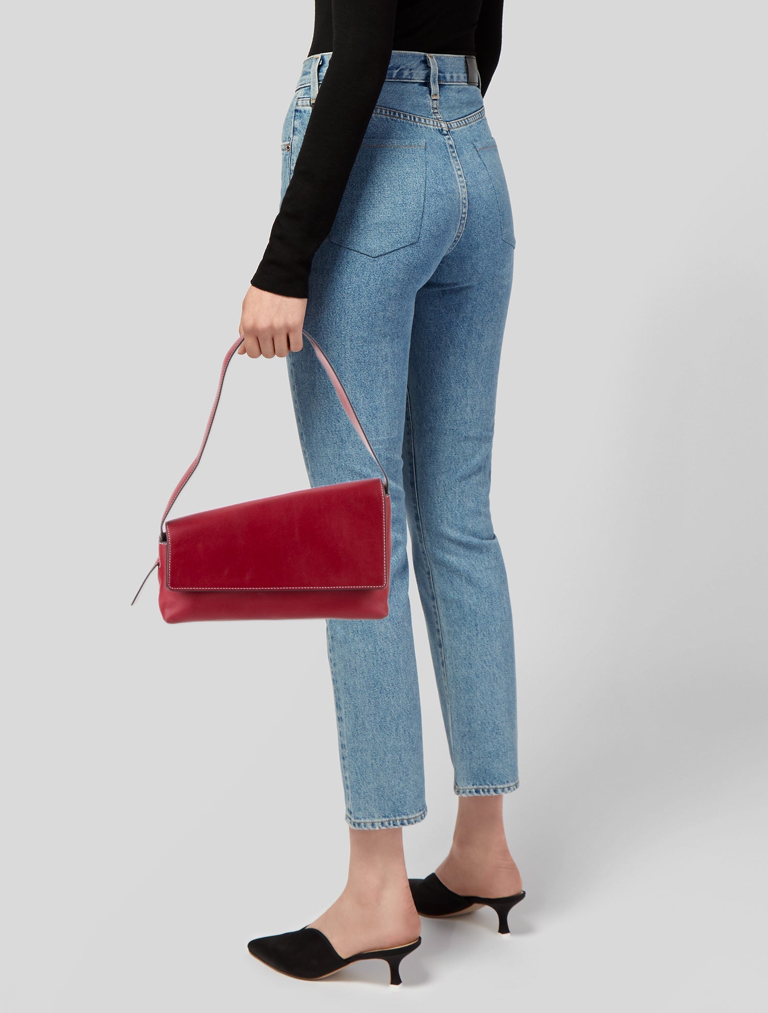 Staud Leather Shoulder Bag
