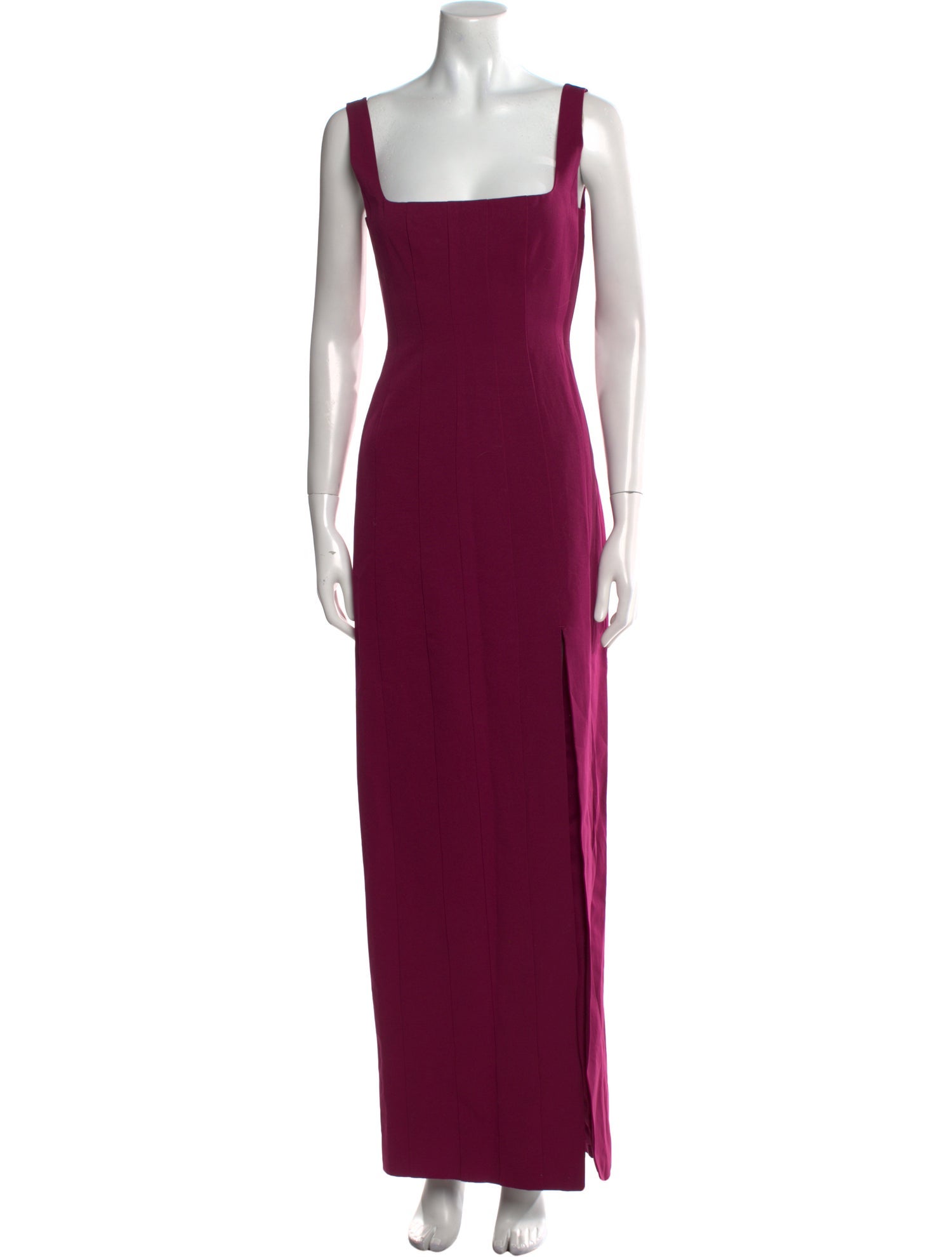 Staud Square Neckline Long Dress