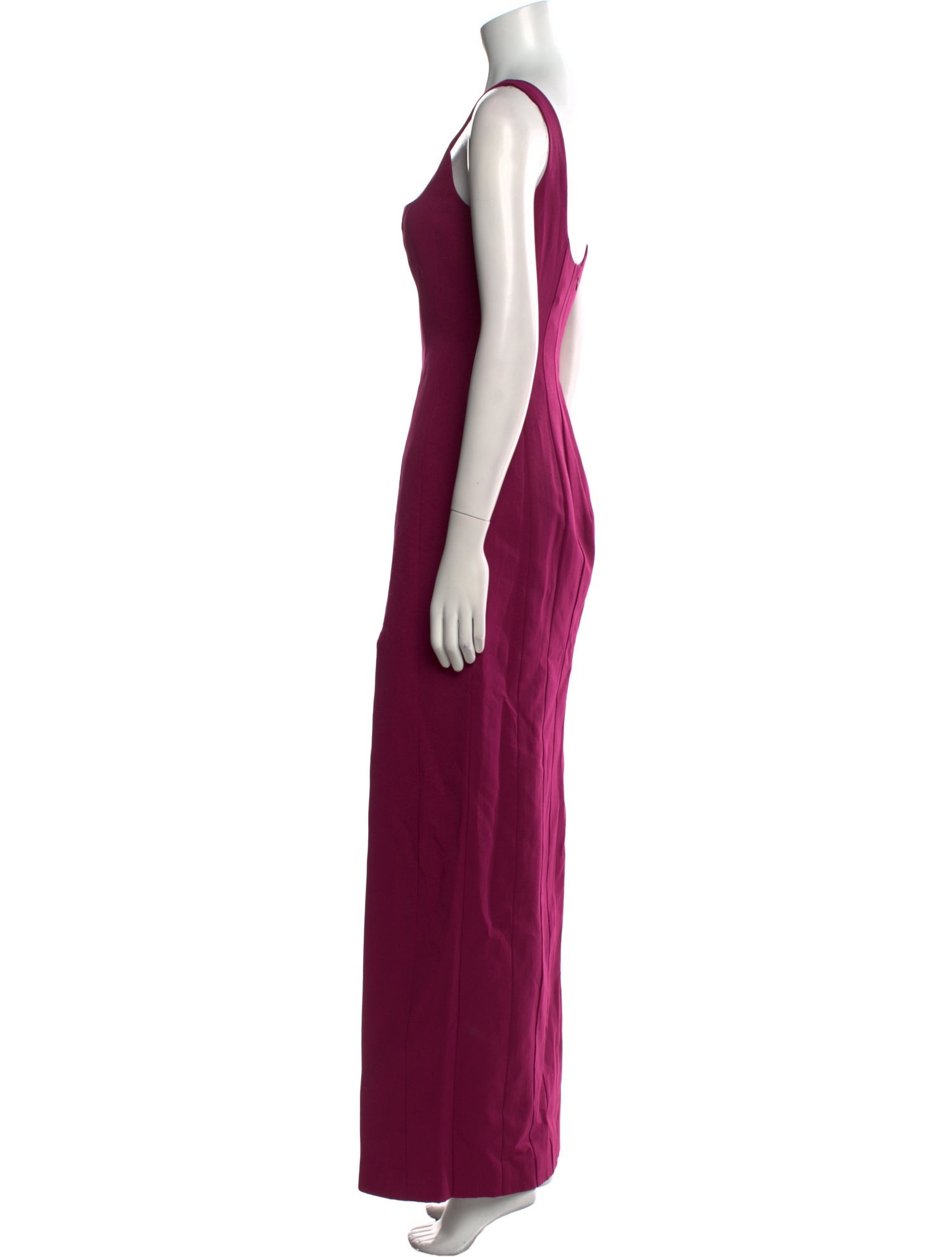Staud Square Neckline Long Dress