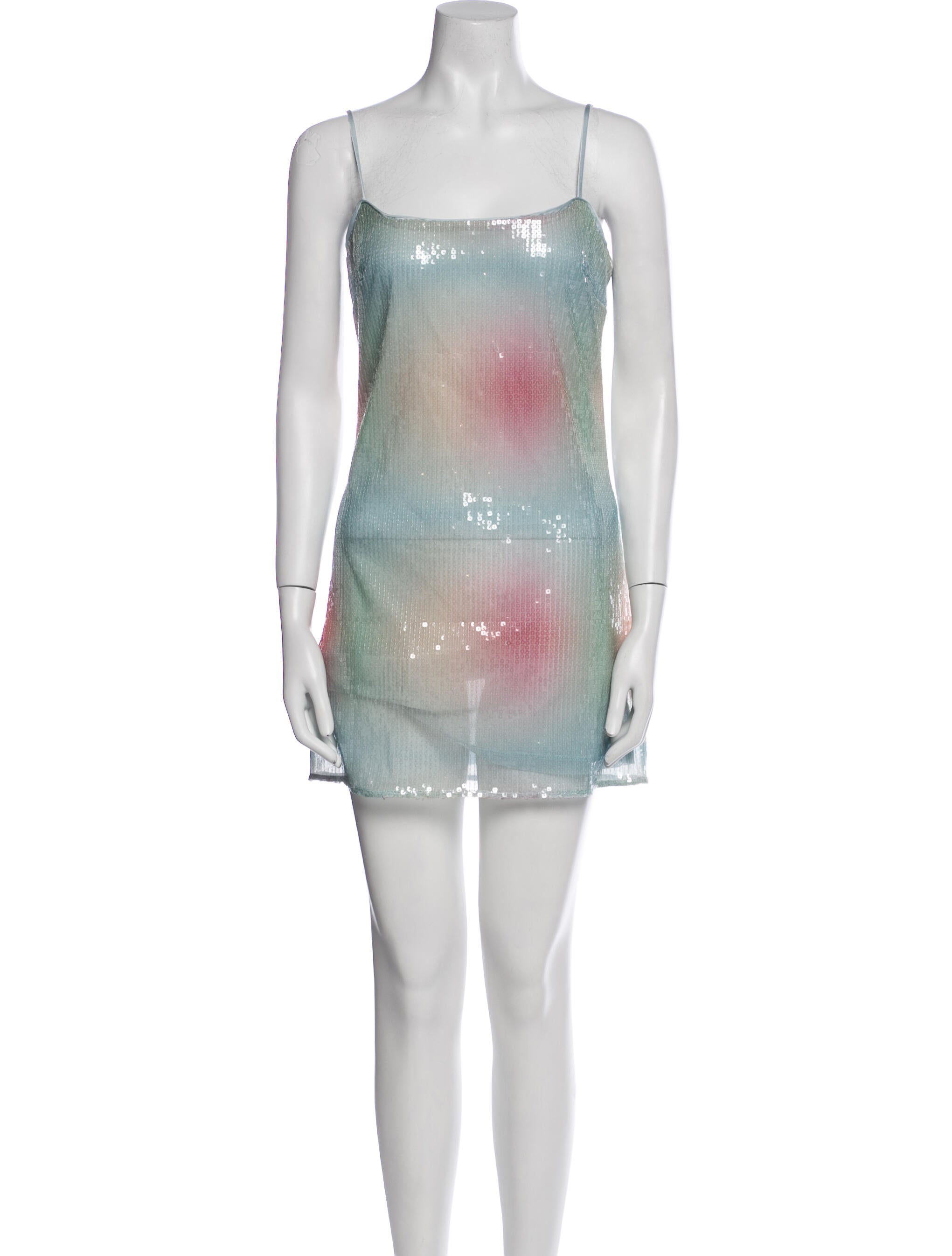 Staud Printed Mini Dress