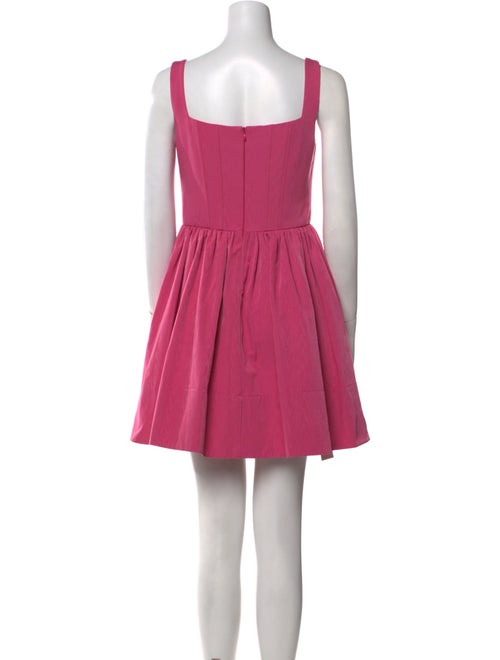 Staud Square Neckline Mini Dress