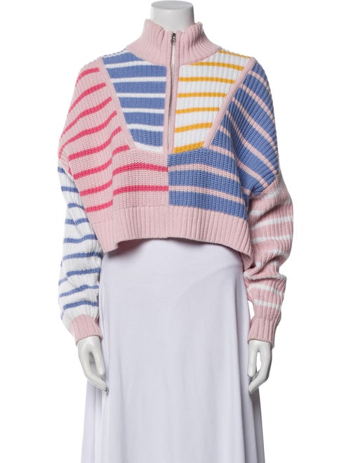 Staud Striped Turtleneck Sweater
