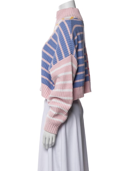 Staud Striped Turtleneck Sweater