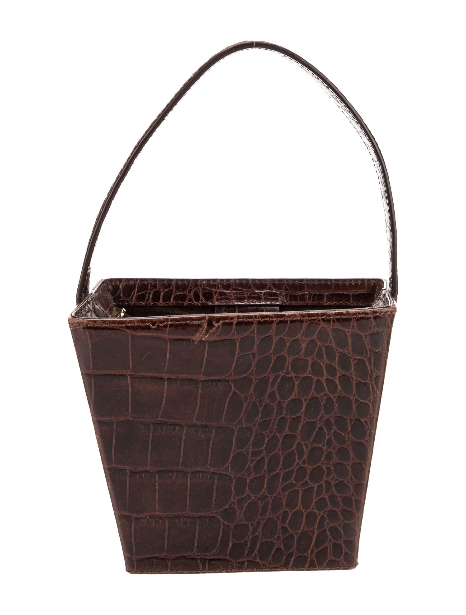 Staud Leather Top Handle Bag