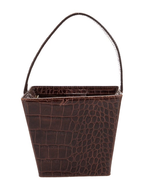 Staud Leather Top Handle Bag