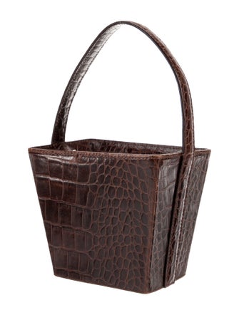 Staud Leather Top Handle Bag