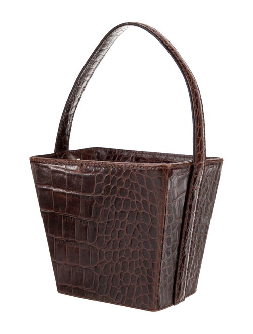 Staud Leather Top Handle Bag