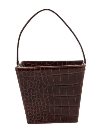 Staud Leather Top Handle Bag