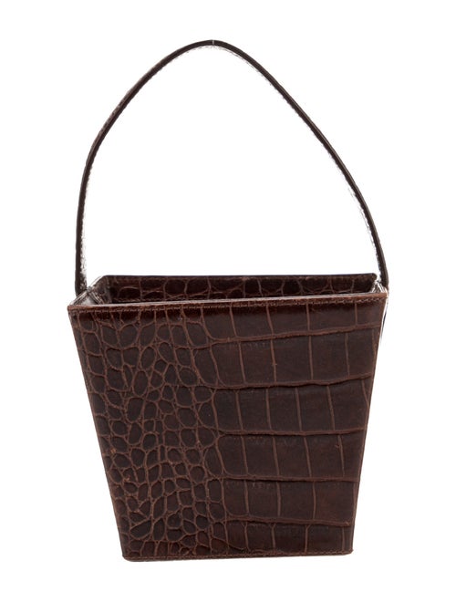 Staud Leather Top Handle Bag